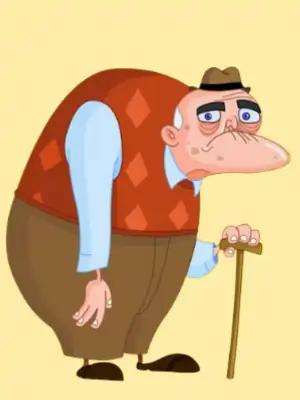 A Crusty Old Man Walks Into A Bank funny jokes