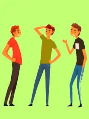 Man Looks At His Friend Funny Jokes