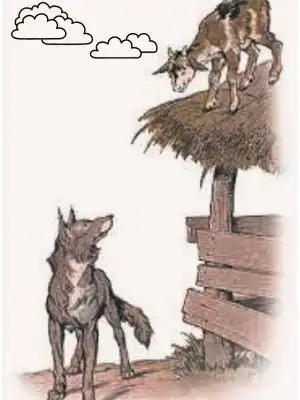 aesop fables The Wolf and the Kid short stories for kids